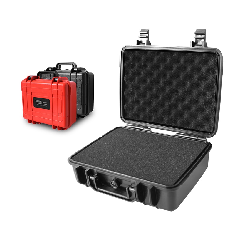 Beschermende veiligheid Toolbox ABS Plastic Doos Hardware Toolbox Apparatuur Camera Case Waterdichte Shockproof met spons 275x230x100mm