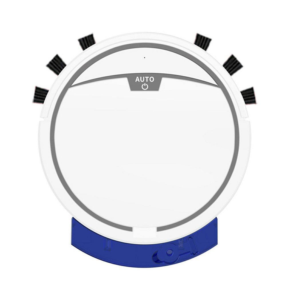 Sweeping Robot Vacuum Cleaner Automatic Navigation Smart Water Tank Powerful Suction Robotic Wireless For Home: White