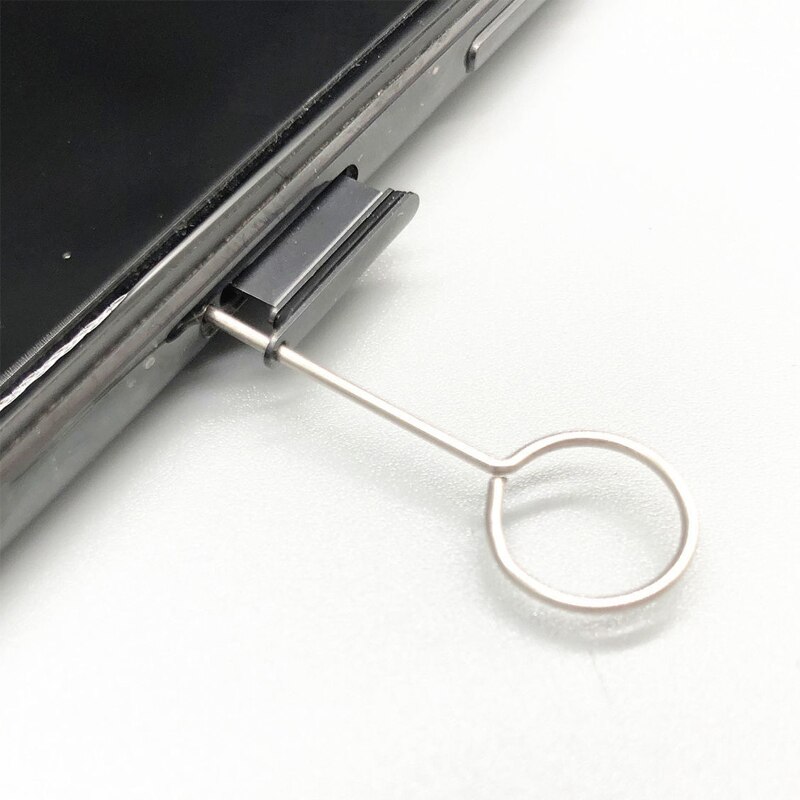 500pcs/lot Sim Card Tray Pin Eject Removal Tool Needle Opener Ejector For Mobile phone