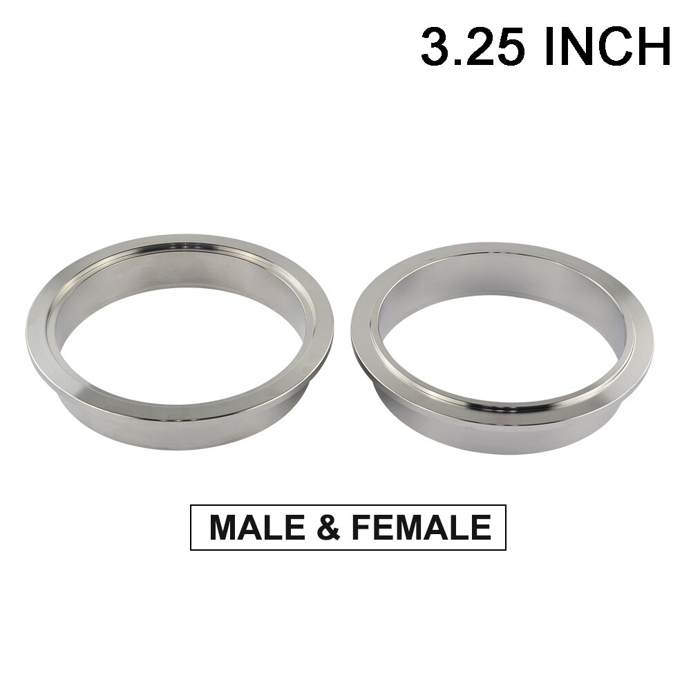 2.0 " 2.25 " 2.5 " 2.75 " 3.0 " 3.25 " 3.5 " 3.75 " 4 "rustfrit stål 304 v- bånds flange hunnhane eller normal til udstødning