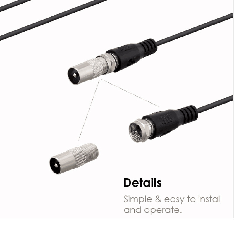 4K 1080p for TV Antenna Indoor Digital HD Source Factory Support Stably Signal Easy Install