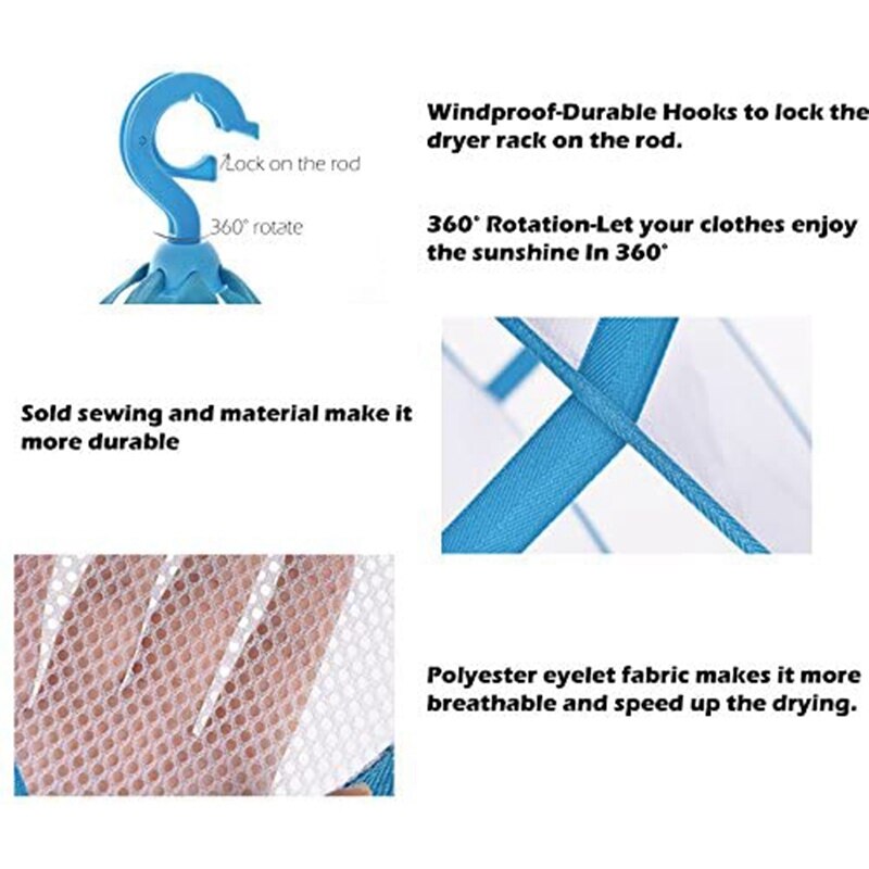 Hanging Sweater Drying Rack Mesh Clothes Drying Rack Clothes Drying Basket Clothes Drying Basket