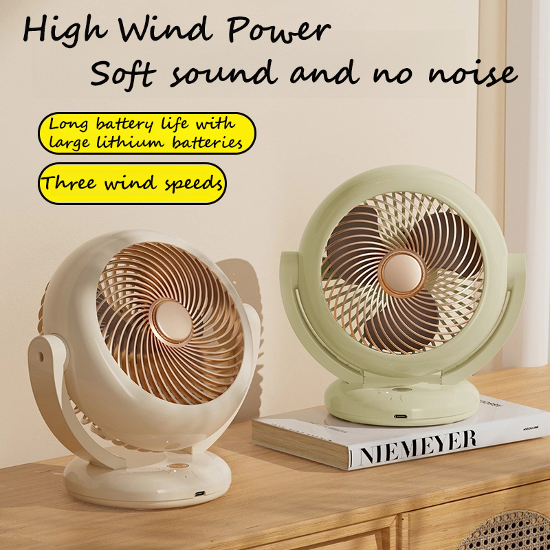 Tinsol-Ventilateur de charge électrique mural réglable, ventilateur de refroidissement silencieux, refroidisseur d'air, cowculator portable de bureau à trois vitesses