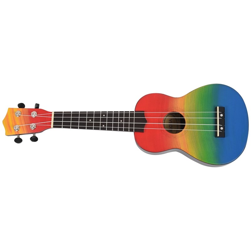 Ukelele pintado a mano Combo 21, Soprano negro de 4 cuerdas, bajo Uke, instrumento Musical de cuerda perfecto para principiantes: Default Title