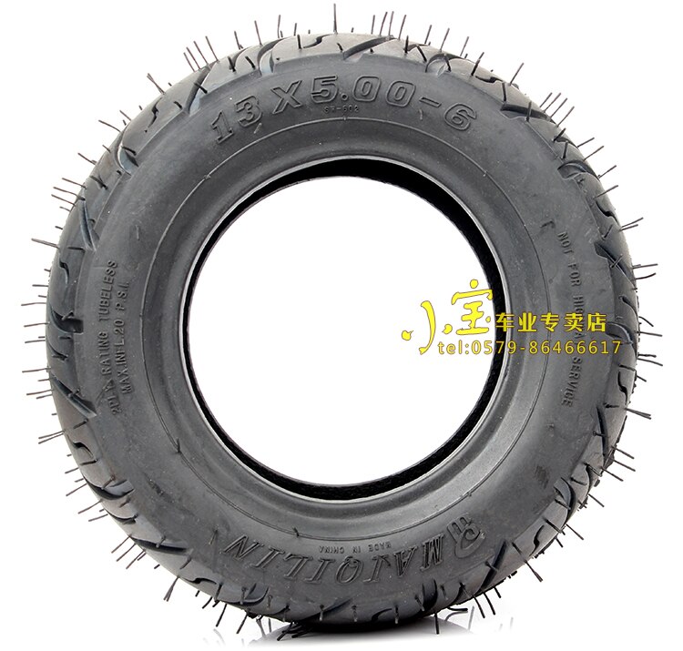 bonne 13x5. 00-6 pneu Tubeless pneu ATV QUAD Buggy tondeuse Go-kart Buggy