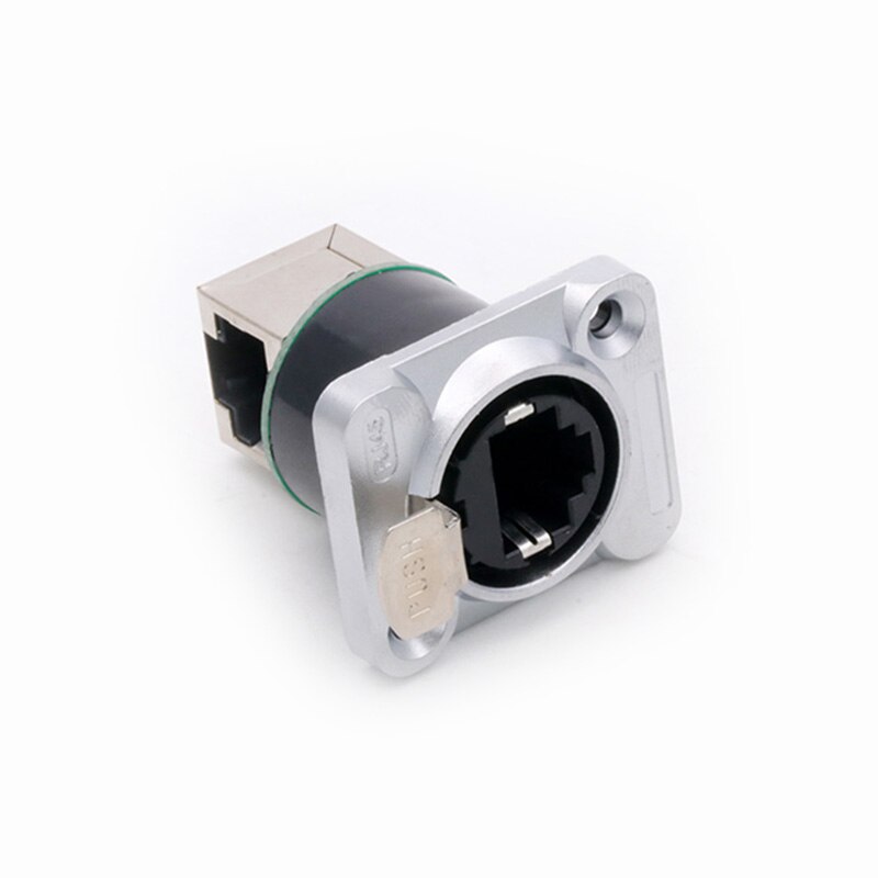 1pc rj45 skjermede nettverkskontakter 8 p 8c hun-panelmonterte stikkontakter  rj45 ethernet-kontakter, vanlig og rettvinklet stil til alternativer