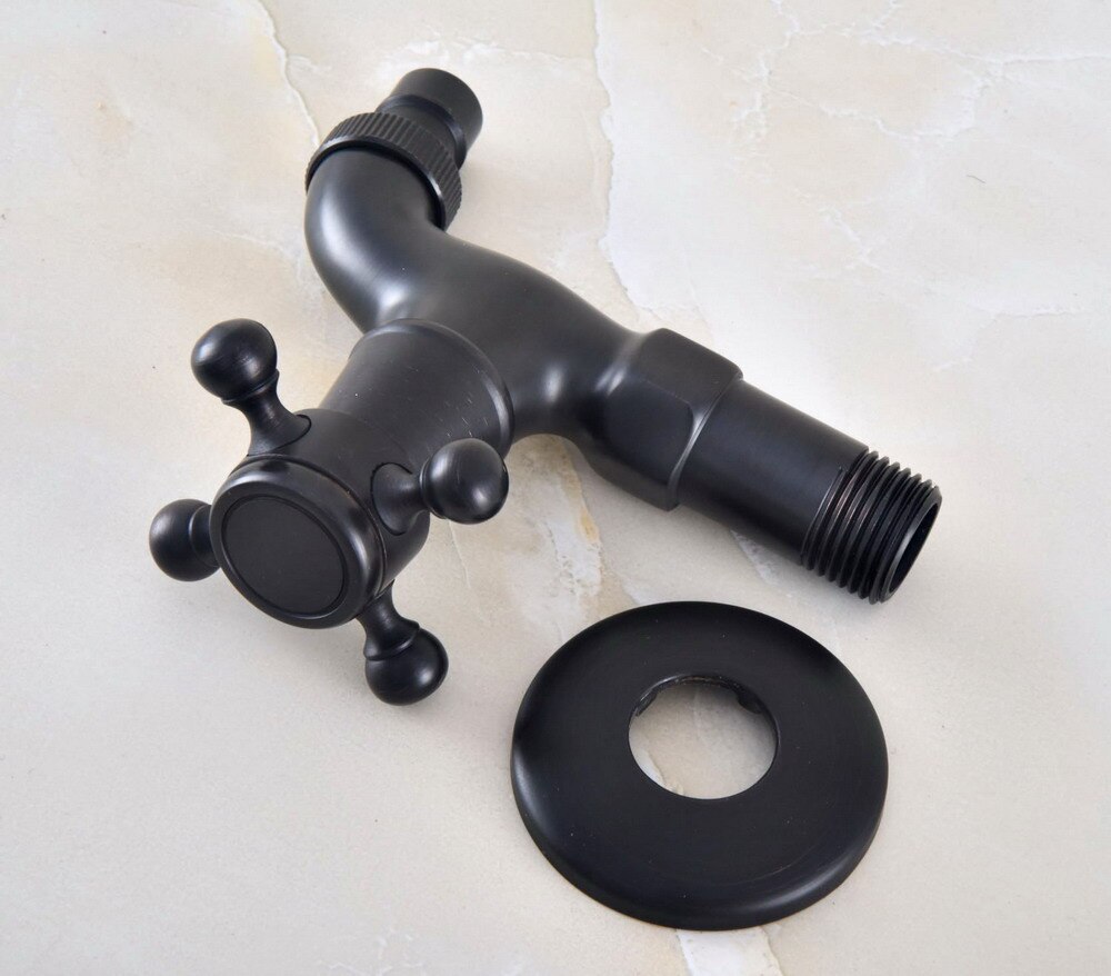 Oil Rubbed Bronze Outdoor Faucet Garden Water Tap / Washing machine Faucet / Laundry Sink Cold Water Tap Bidcock Faucet Bav340