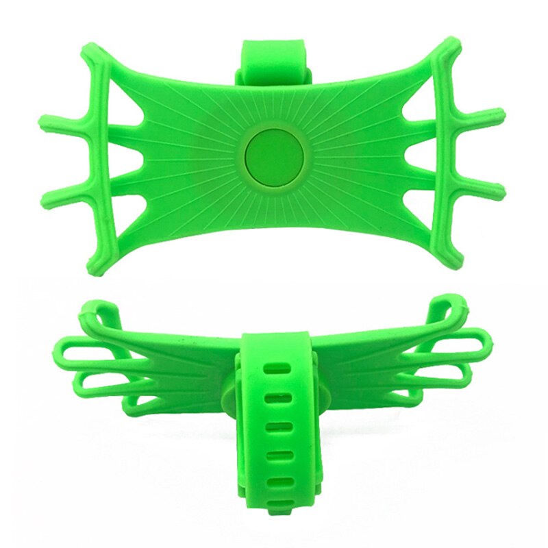 Pyörä puhelinteline polkupyörän kännykkäteline moottoripyörän tuki iphonelle samsung xiaomi gsm houder fiets: Vihreä