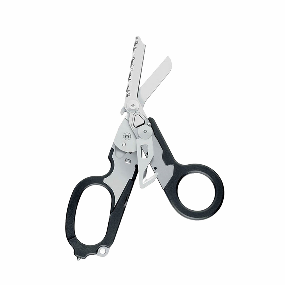 Raptor Emergency Response Shears Multifunctional Scissors with Strap Cutter and Glass Breaker with Compatible Holster: black