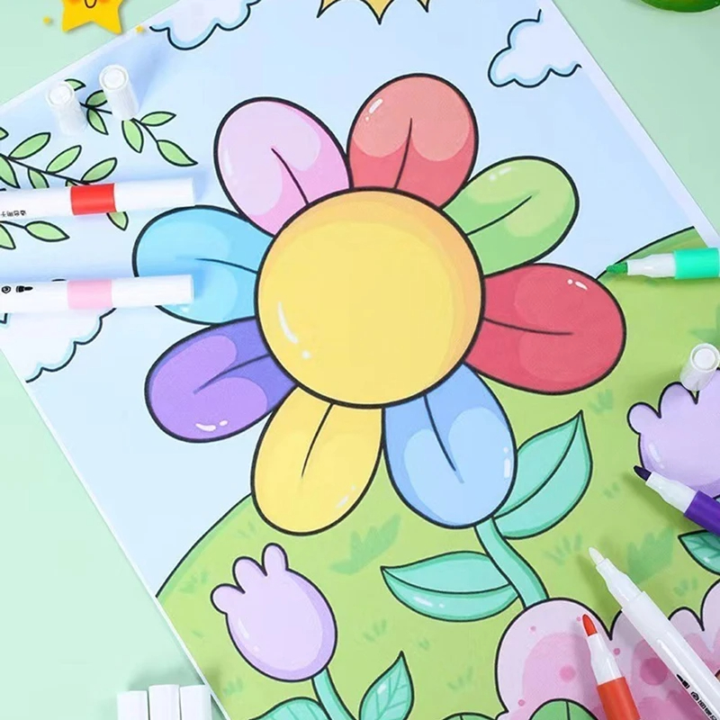 12-80 Colors Acrylic Marker Rock Painting Set for Kids Stone Paint Pens Set Ceramic Glass Wood Manga Art School Supplies