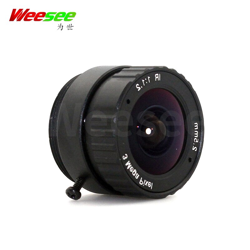 WS 2.5mm CCTV lens 3MP HD 3 megapixel 1/2'' format F1.2 CS mount CCTV for ip cameras CCTV surveillance security camera lens