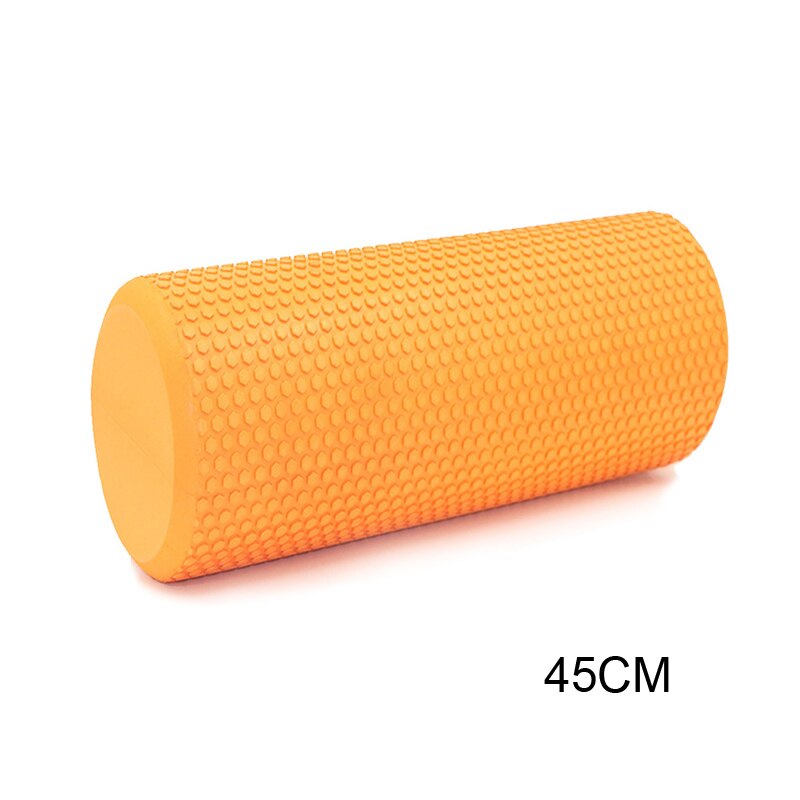 30/45/60CM EVA Yoga Foam Roller Training Colume Rollor Bricks Fitness Exercise Pilates Body Building Back Massager: Brown