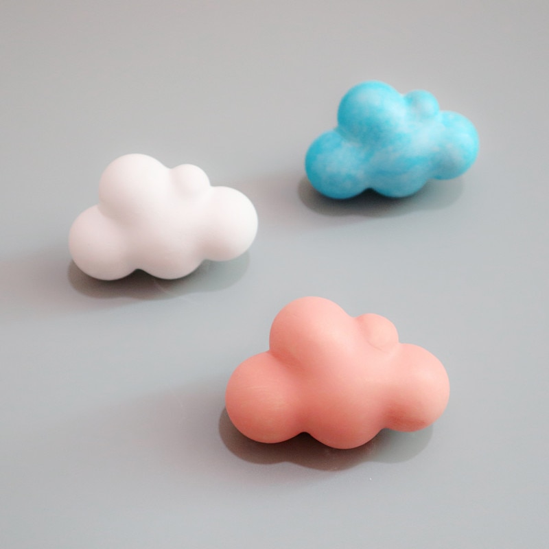 3D Cloud Shape Fondant Cake Silicone Mold Aroma Plaster Mould Car Decoration Cloud Soap Gypsum Molds