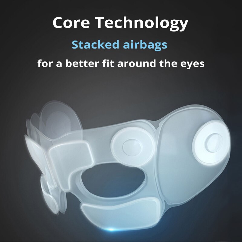 Elektrische Eye Massager Compressie Luchtdruk Vibrator Bluetooth Opvouwbaar Eye Massage Instrument Massage Relaxtion