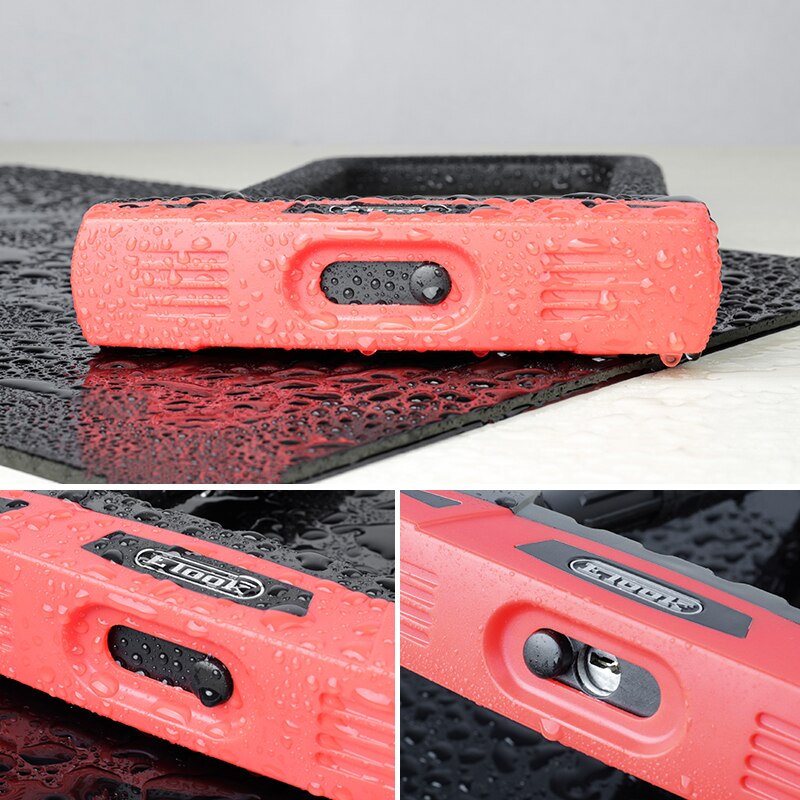 Etook Bicycle U-Lock W/ Mount Bracket Motorcycle E-Bike U-shaped Lock Safety Device Cut Resistant S L Multi Colors