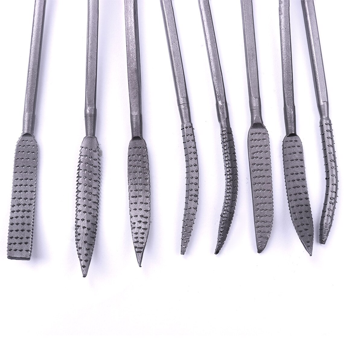 8 sztuk/zestawów mini drewna pracy zgrzyt Riffler plik zestaw podwójne zakończone grubej narzędzi ręcznych 190mm tarnik dla rzeźbione w drewnie