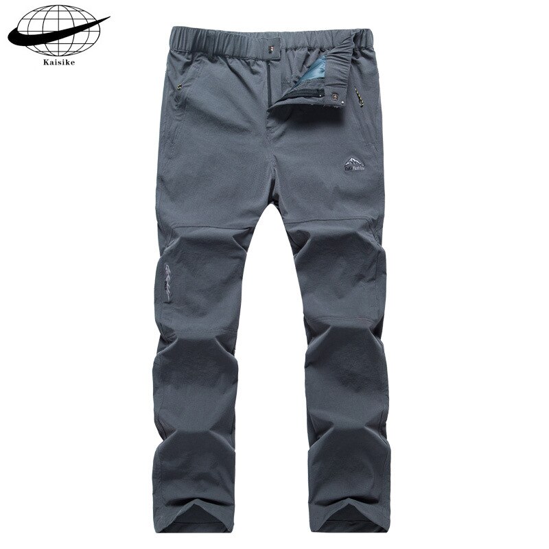 Outdoor Zomer Men \ &#39;S Sport Broek Vissen Sneldrogende Mountain Winddicht Waterdichte Dunne Elastische Wiaist Broek mannen: Xxxl / GRAY