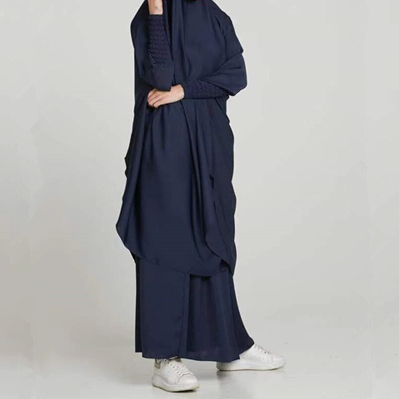 Ramadan Eid Full Cover Moslim Gebed Kledingstuk Jurk Vrouwen Jilbab Hijab Lange Khimar Robe Abayas Islam Kleding Niqab Djellaba Burka | NL
