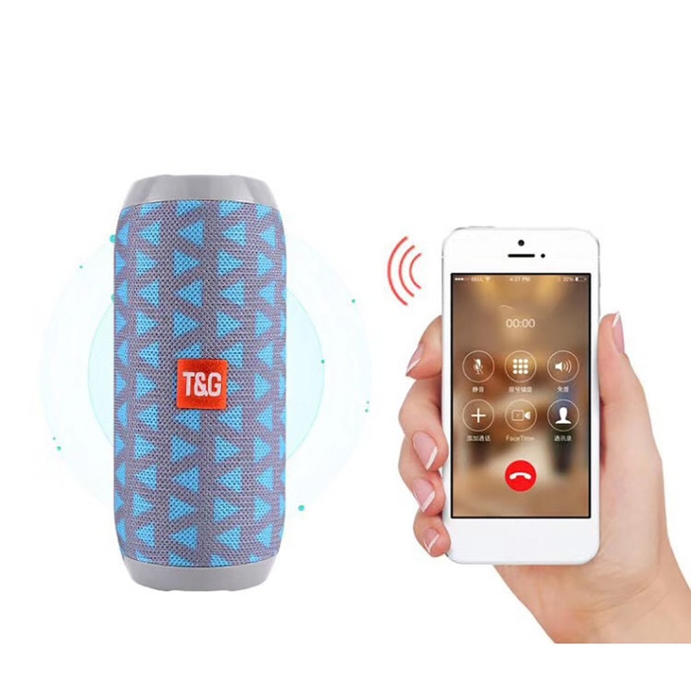 Bluetooth Wireless Speakers Waterproof Stereo Column Portable Speaker with Mic FM Radio MP3 Bass Sound Box