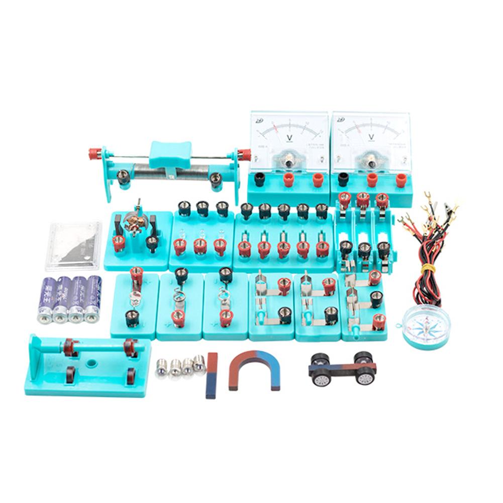 Lære grundlæggende elektricitet fysik magnetisme eksperimenter laboratorier elektricitet kredsløb magnetisme eksperiment kit til ungdomsskole