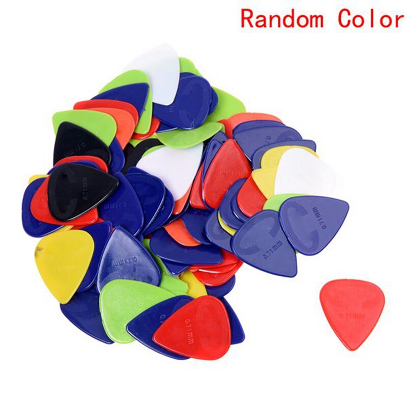 100 Pcs Acoustic Electric Guitar Picks Plectron & 1Pcs A500K Ohm Volume Guitar Potentiometer