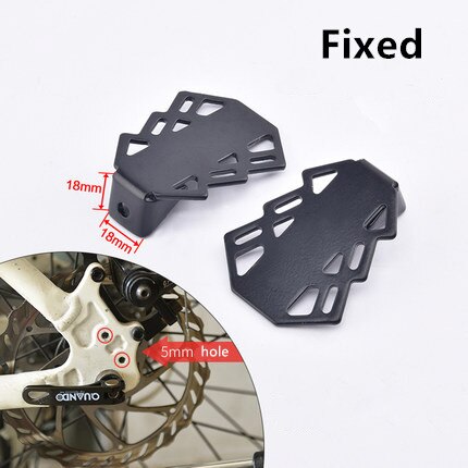 de apoyapiés traseros para bicicleta eléctrica, pedales traseros plegables para pies para bicicleta con para un par: fixed