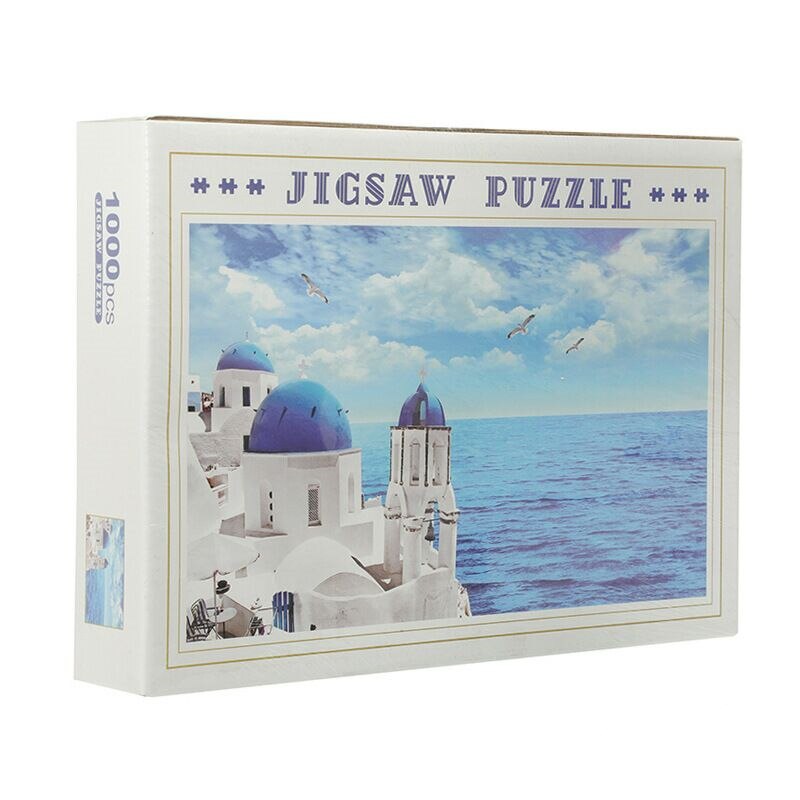 Landscape Jigsaw Puzzle with Picture Puzzle 1000 Pcs Mini Paper Assembly Puzzle Toys for Adults Children Educational Games Toys