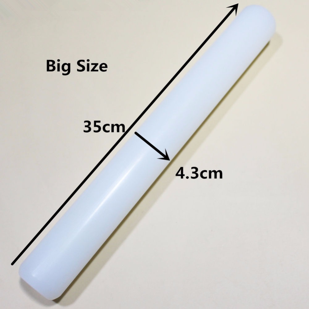 23cm 30cm 33cm 50cm Plastic Dough Roller Handmade Pin Sugar Cake Dough Roller Stick DIY Bakeware Rolling Pin Pastry Baking Tool