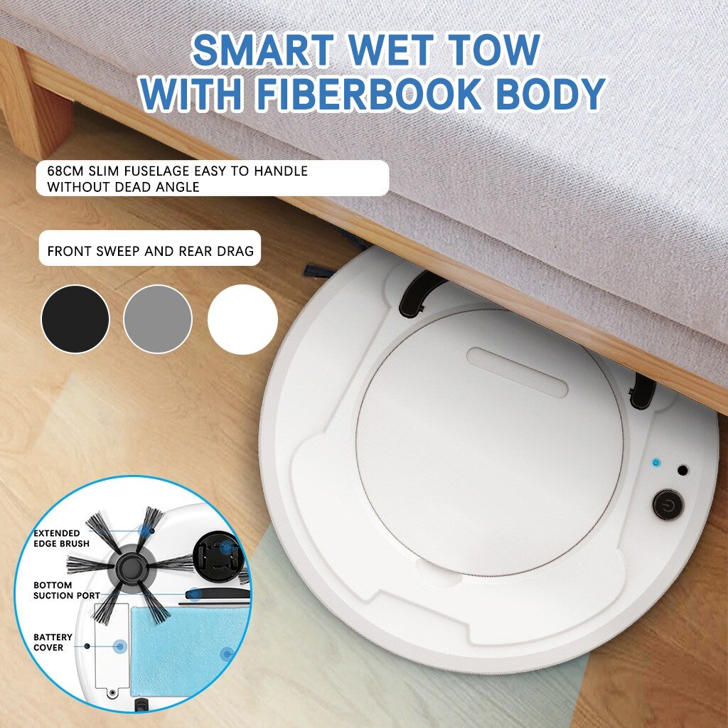Smart Robot Vacuum Cleaner 1800pa Vacuum Cleaner Home Multifunctional Wireless Sweeping Robot Wet And Dry Vacuum#G30