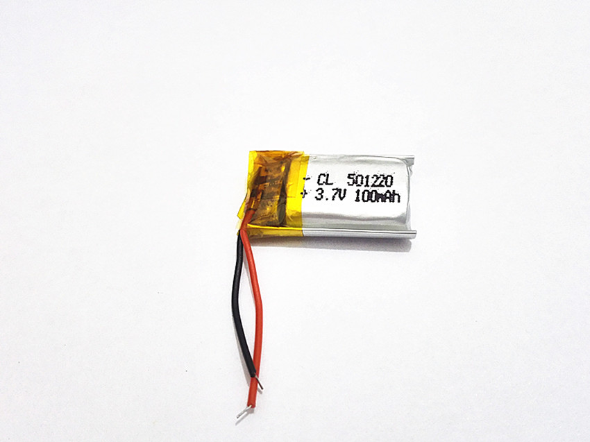 5pcs 3.7V 100mAh 501220 Lithium Polymeer Li-Po li ion Oplaadbare Batterij cellen Voor Mp3 MP4 MP5 GPS mobiele bluetooth