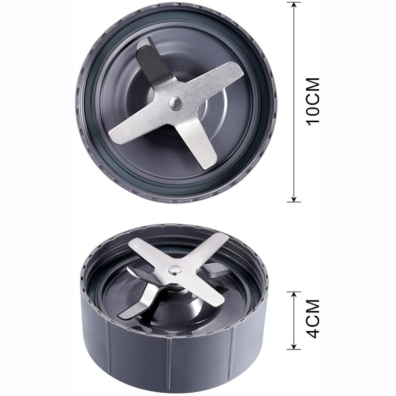 3 Stuks Vervanging Extractor Blades Voor Nutribullet 600W/ 900W Modellen Vervangende Onderdelen Cross Messen Om Sap
