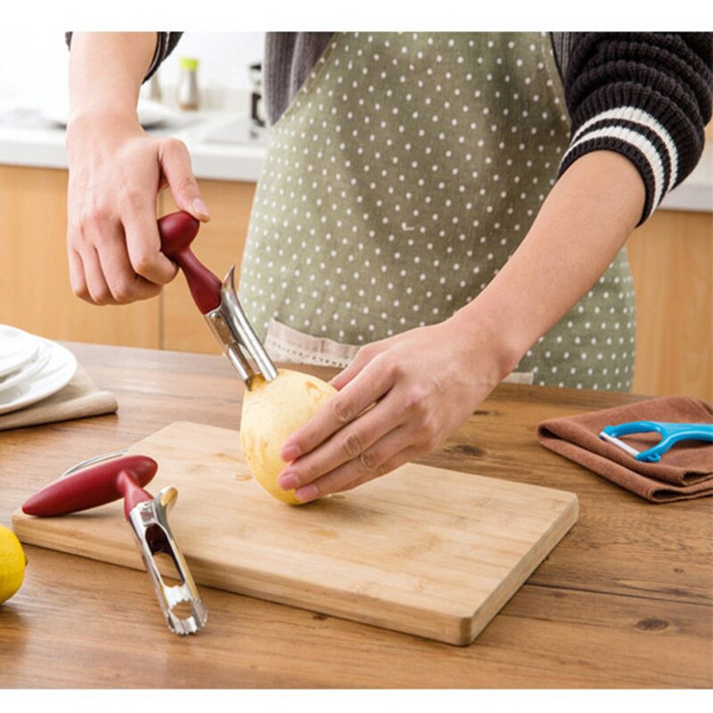 Roestvrijstalen appelsnijder, mes, ontkern, fruitsnijder, multifunctioneel, groentesnijder, ontkernde keukengereedschappen