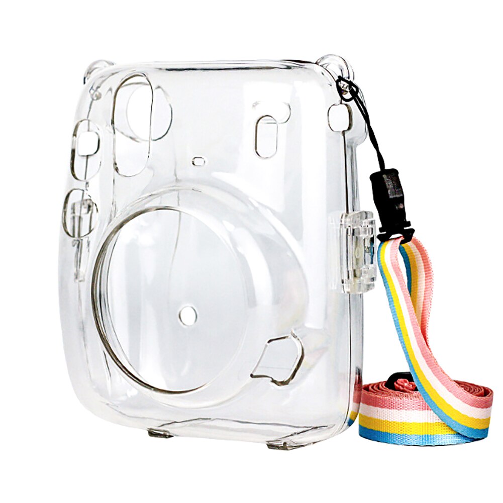 Transparante Beschermhoes Schouderband Voor Fuji Fujifilm Instax Mini 11 Camera Instant Accessoires
