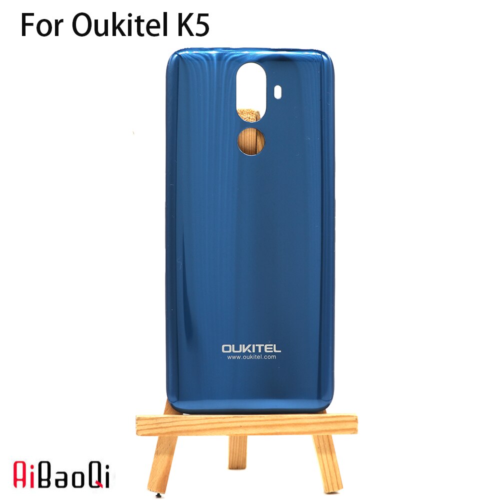 AiBaoQi Neue Original Oukitel K5 batterie fall Schutzhülle Batterie Fall Zurück Abdeckung Für 5,7 zoll Oukitel K5 Telefon + 3M klebstoff