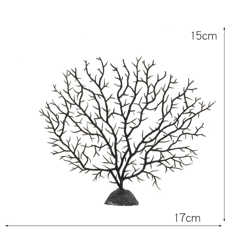 Underwater Artificial Coral Plant Ornament Aquatic Plant for Aquarium Fish Tank Landscape Decoration acuario