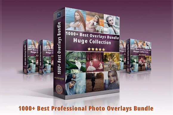 Creativefabrica - 1000 + Beste Professionele Foto Overlays Bundel