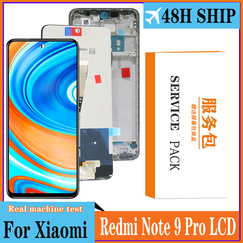 6.67&#39;&#39; Display for Xiaomi Redmi Note 9 Pro Display Touch Screen Digitizer Assembly for Redmi Note 9S display Repair Parts LCD