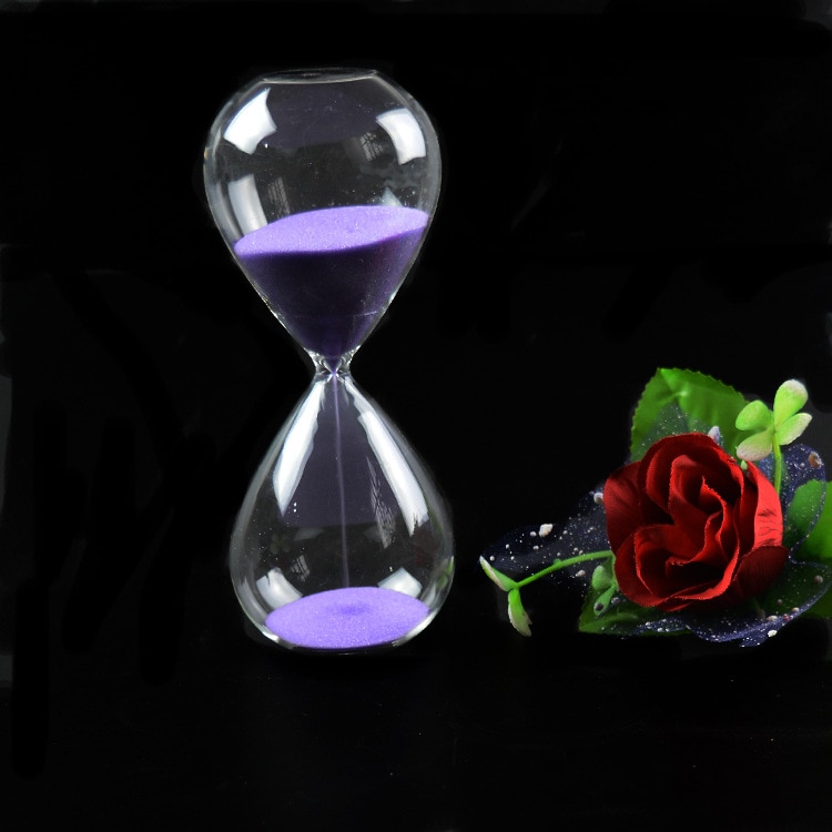 1PC 30 Minutes Excellent Sandglass Time Counter Count Down Timer Hourglass Clock Decor Unique JY 1189-3