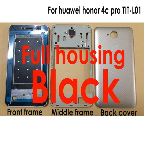 LTPro pour huawei honour 4c pro 4 cpro TIT-L01 LCD façade cadre avant milieu boîtier batterie porte couverture arrière boîtier