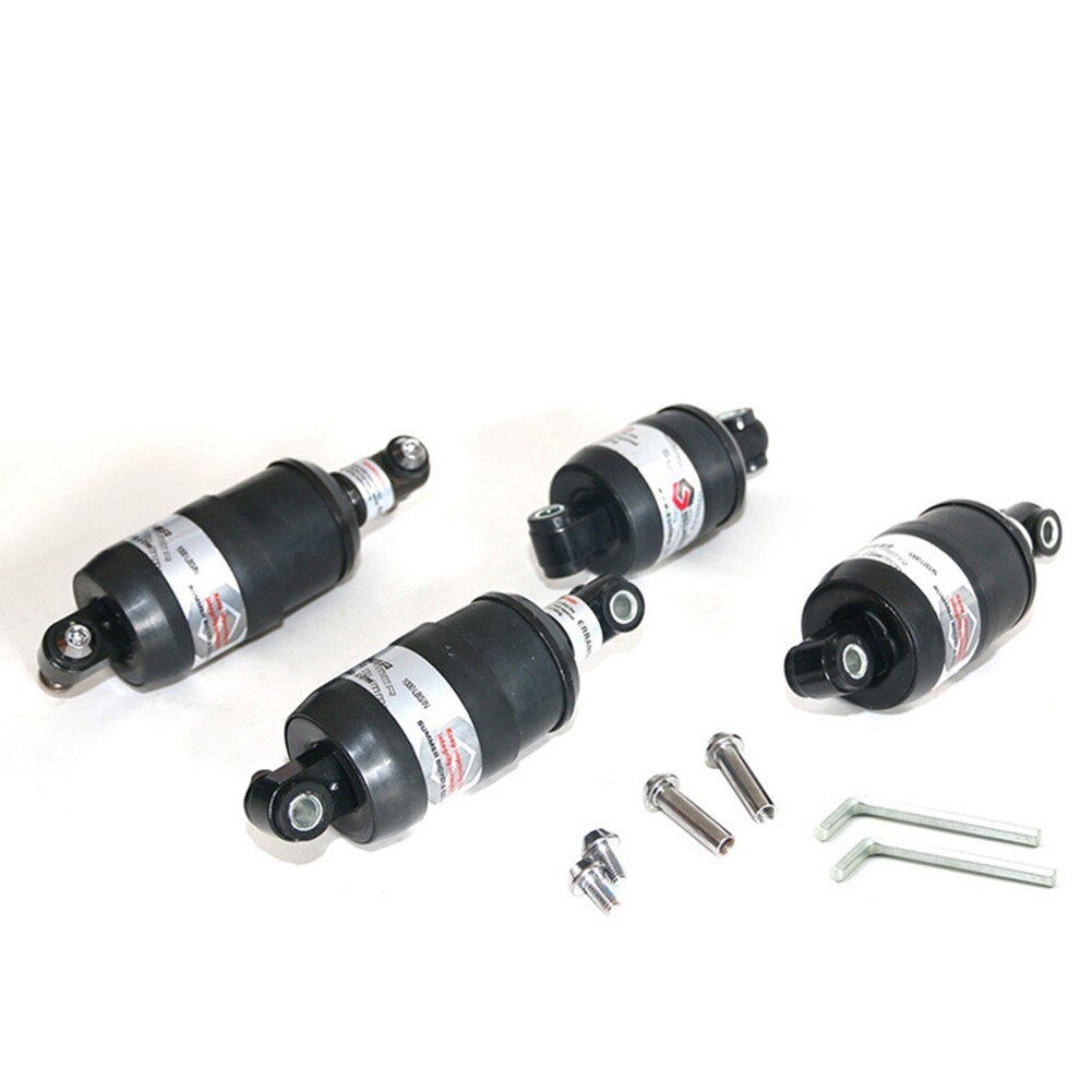 100/125/150/175Mm Fiets Achter Parabool Schokdemper Zwart Voor Mtb Opvouwbare Elektrische Fiets verstelbare Achter Schokdemper