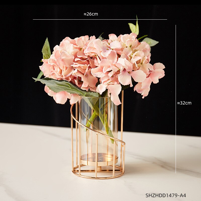 Gouden kaarsenhouder, europese geometrische ijzeren kandelaar, romantische kristallen kaarsenhouder, woondecoratie, tafeldecoratie, huwelijksknutselwerk: G