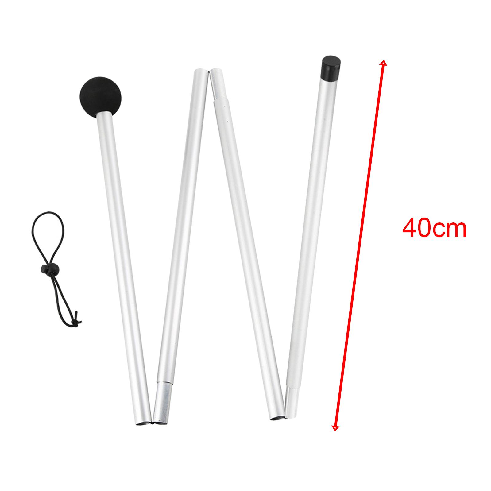 Tent Poles Tent Rods 1.6M/2M Preassembled Tent Pole for Tarp Gardening Shelter