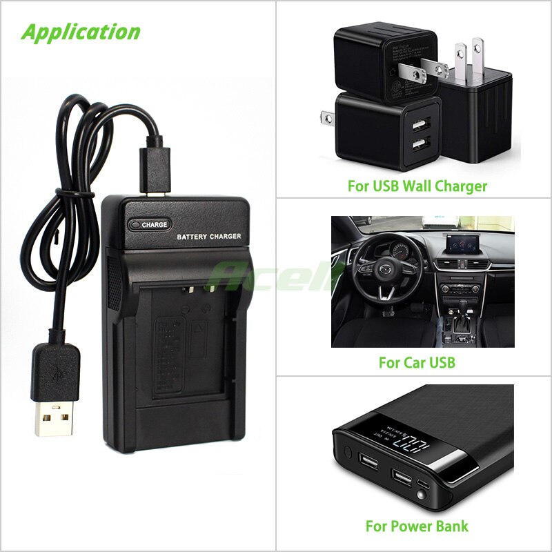 EN-EL19 MH-66 USB Ladegerät für Nikon COOLPIX W150 W100 A300 S6400 S5200 S4400 S4200 S4150 S3400 S3300 S3200 S2800 S2750 kamera