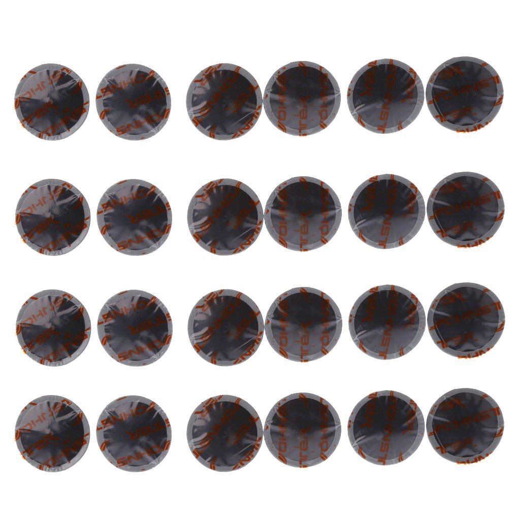 24Pcs Mushroom Patch 36Mm Natural Rubber Tire Puncture Repair Wired Plug