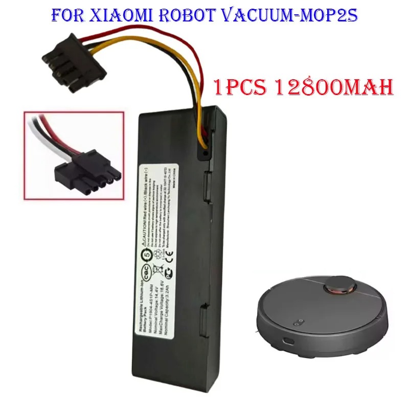 Mi robot vacuum-mop 2s stytj 02ym 3500 mah akku 14.4v für xiaomi mijia lds staubsauger mi robot vacuum-mop p conga 3290 3390: Rosa