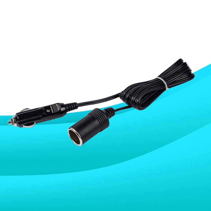 Vehicle smoke detector extension line High-power Automobile power supply and long line Socket Smoke splitter 12V