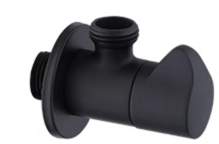 Brass Angle Valve Chrome Black Rose Gold Inlet Valve Bathroom Single & Double Outlet Valve G1/2 Water Stop Valve Toilet Kitchen: Light Grey