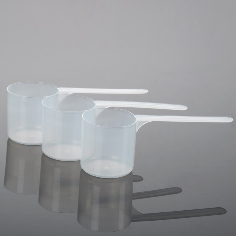 Cuchara de plástico transparente para medicina, cuchara de 30g