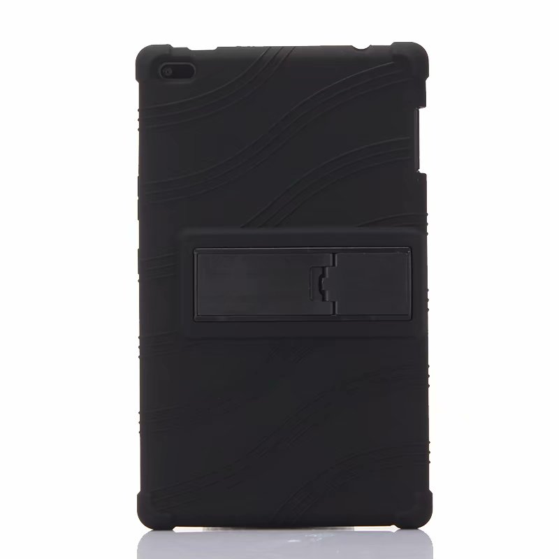 Funda protectora de silicona para Lenovo Tab 4, 8, Tab4 8,0 TB-8504, TB-8504F, 8504X, 8504I, 8504N, 8504L, carcasa suave: Negro