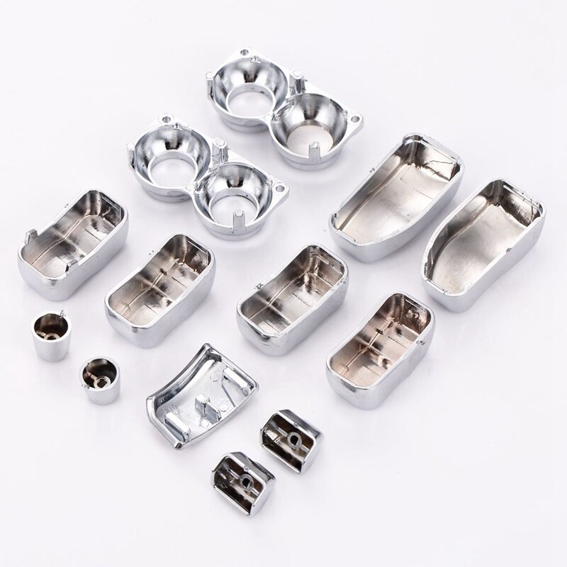 13PCS Motorcycle Chrome Hand Control Switch Housing Caps for Electra Street Glide